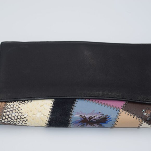 RARE Coach Dreamer Wallet Signature Patchwork Leather & Suede Wallet - Picture 3 of 16